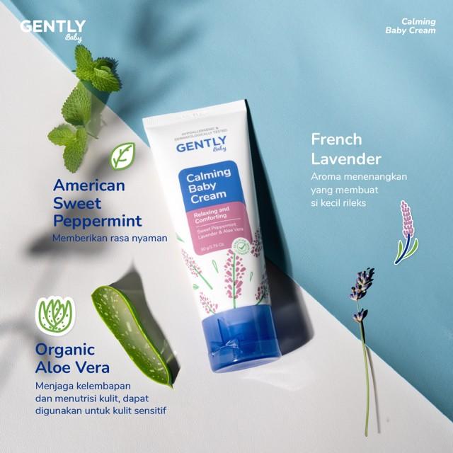 GENTLY Calming Baby Cream 50 gr | Krim untuk Bayi Newborn 3