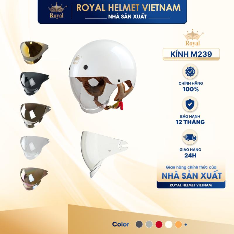   NHÀ SẢN XUẤT   PHỤ KIỆN  Kính thay thế mũ bảo hiểm Royal M239 |  Royal Helmet Hàng Chính Hãng Từ Nhà Sản Xuất 