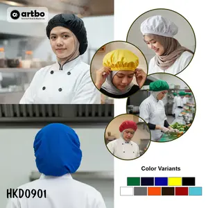 Hairnet Kain Drill Katun / Penutup Kepala / Nurse Cap / Mob Cap