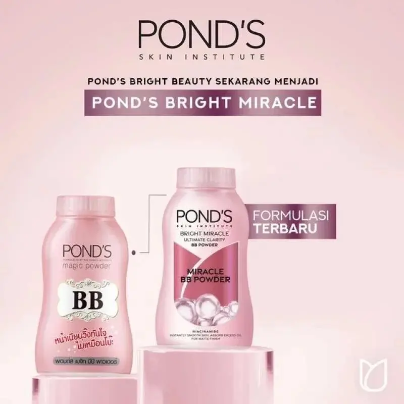 PONDS BRIGHT MIRACLE ULTIMATE CLARITY BB POWDER 50GR
