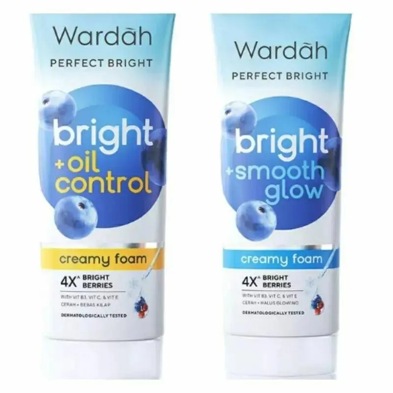 WARDAH PERFECT BRIGHT SMOOTH GLOW | OIL CONTROL CREAMY FOAM