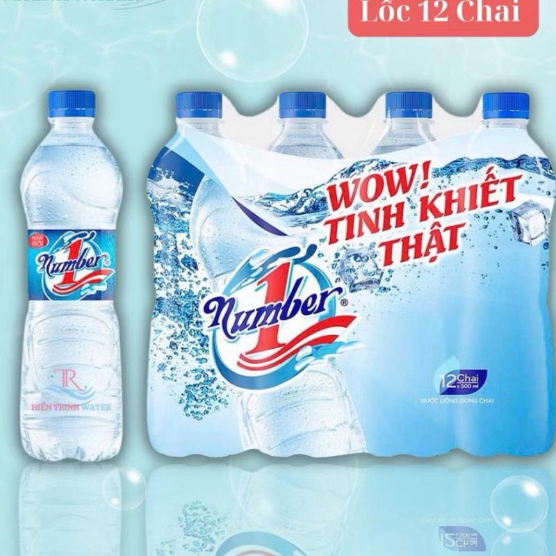  Nước Suối Number One 500ml  Lốc 12 Chai  - Nước Tinh Khiết Number 1 