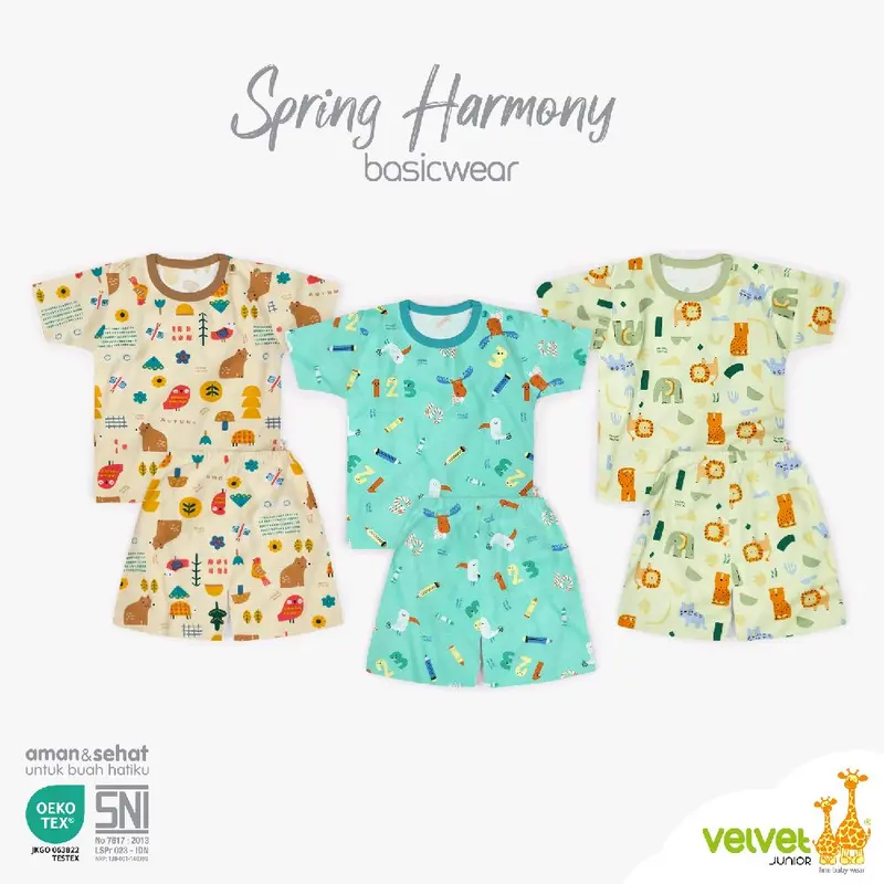 3 SETEL VELVET JUNIOR SETELAN PENDEK KANCING PUNDAK 4