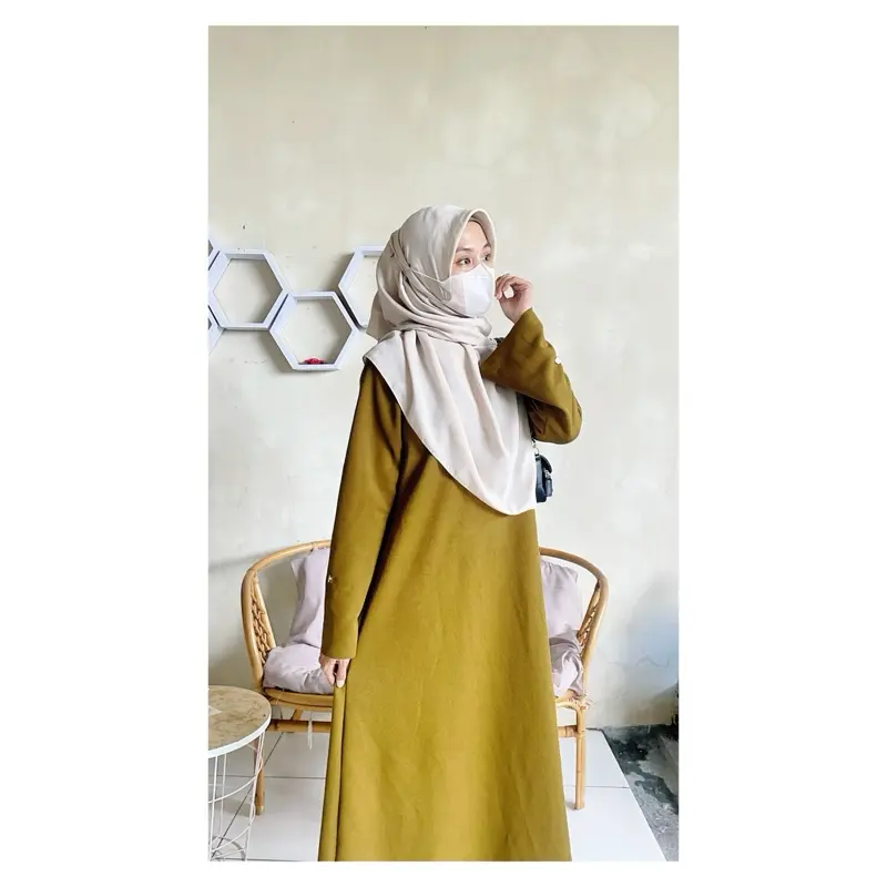 VH Abaya Madelin Knit Premium Casual Kekinian Terbaru Muslim 4