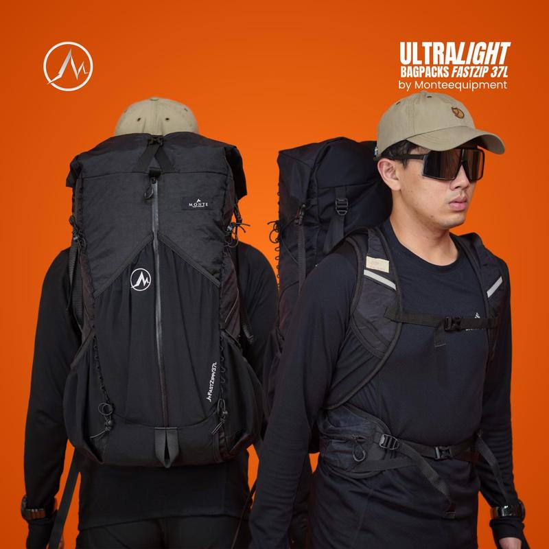 Tas Ransel Gunung Carrier Monte Equipment Fastzip Hiking Outdoor