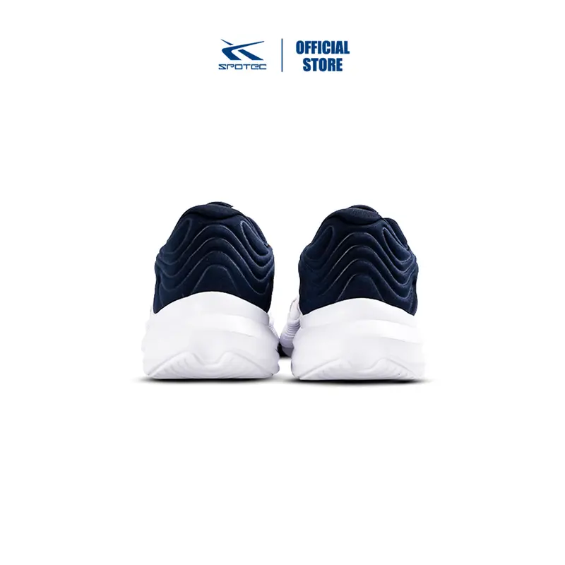 Spotec Running Orbit  Sepatu Lari Pria Wanita Putih - Biru Tua 5