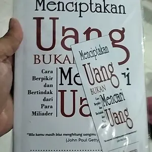 best seller MENCIPTAKAN UANG BUKAN MENCARI UANG : INDRA ISMAWAN