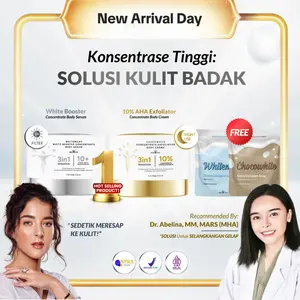 [TEBUS MURAH 2 GLUTA SOAP] 2PCS ALL VARIANT CONCENTRATE CREAM WHITEMILKY WHITE BOOSTER & CHOCOWHITE CONCENTRATE EXFOLIATOR BOOSTER CONCENTRATE BODY SERUM