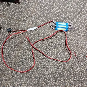 Paket Lampu Kolong 3 pcs + Modul Relay Blitz Kedip Pesawat, Saklar On/Off, Kabel Awg 2x14 Untuk Semua Motor Universal