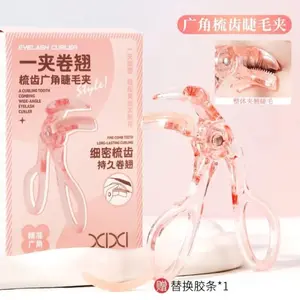 New XIXI PENJEPIT BULU MATA SUDUT LEBAR DENGAN SISIR MELENGKUNG (GJ-152 pink- GJ-182 biru)