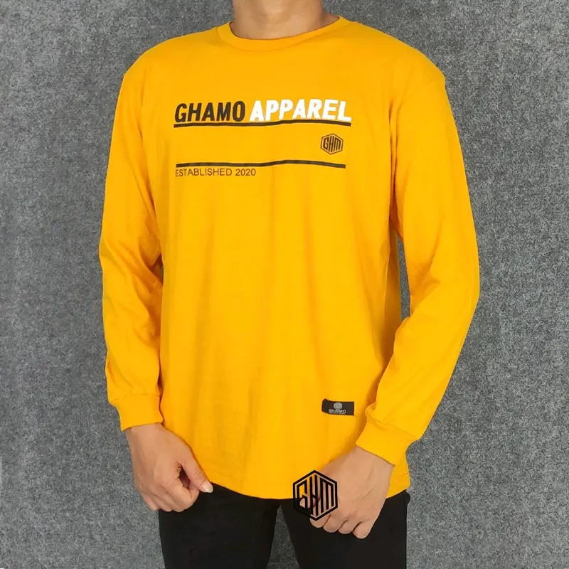 KAOS LENGAN PANJANG/ KAOS TANGAN PANJANG/ KAOS DISTRO/KAOS PRIA WANITA PREMIUM / bahan Katun Combed Nyaman dipakai 7