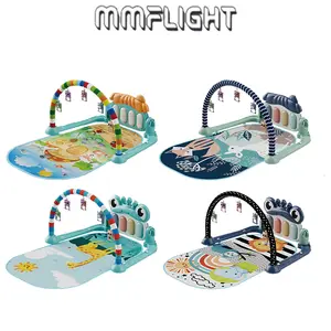 MMFLIGHT Baby Playgym Matras Playmat Musik Ser Mainan Bayi Anak Playgym Kasur Bayi Piano Playmat Piano