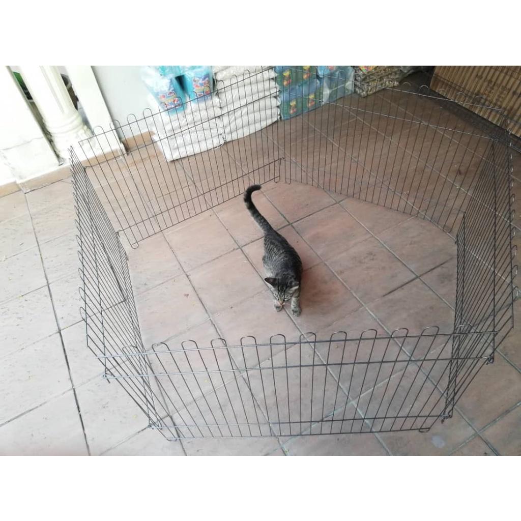 (5xPcs) Modular Play Pen Fence Cage 91cm x 68cm Dog Rabbit Chicken Sangkar Pagar Arnab Anjing Ayam