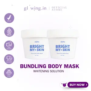 [PROMO 2 PCS] Gluta Rice Milk Mask Bleaching Jejuby [BPOM]