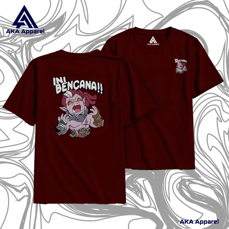 Aka Kaos Distro Emote Ini Bencana Mobile Legends Mlbb Katun Combed Baju Keren Tebal Oblong Sablon Pria 4