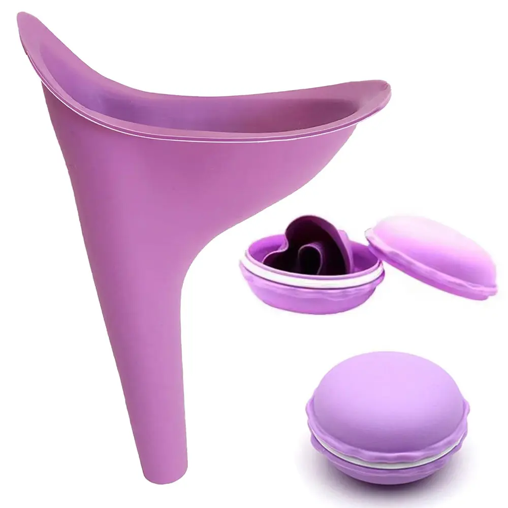 1pcs Travel Female Urinal Funnel For Women Emergency Urinal With Storage Box For Outdoors Travelling Car trips Festivals Camping