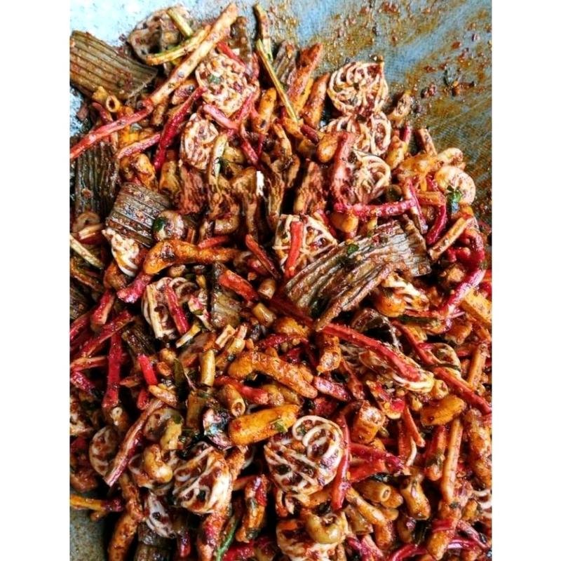 250gram - seblak campur/mix kering viral bumbu pedas daun jeruk Food Snacks Spices 3