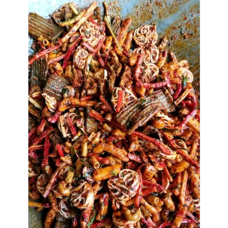 250gram - seblak campur/mix kering viral bumbu pedas daun jeruk Food Snacks Spices 3