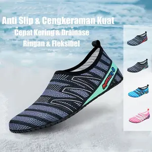 Water Shoes / Sepatu Air Anti Slip & Anti Potong｜Cepat Kering, Ringan & Nyaman｜Ideal untuk Snorkeling, Aktivitas Air, Pantai & Outdoor Sports｜Aqua Shoes, Sepatu Pantai, Sepatu Renang, Sepatu Hiking contoh Sepatu  kapal selam