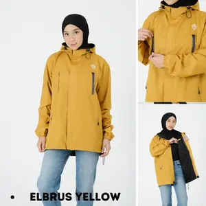 Jaket Parasut Uniseks Waterproof Model Elbrus Size M L XL XXL Original FCF / Jaket Outdoor Art Bordir