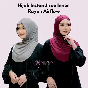 ATHALIA HIJAB - Hijab Instan Jisoo Plus Inner Rayon Airflow Size M