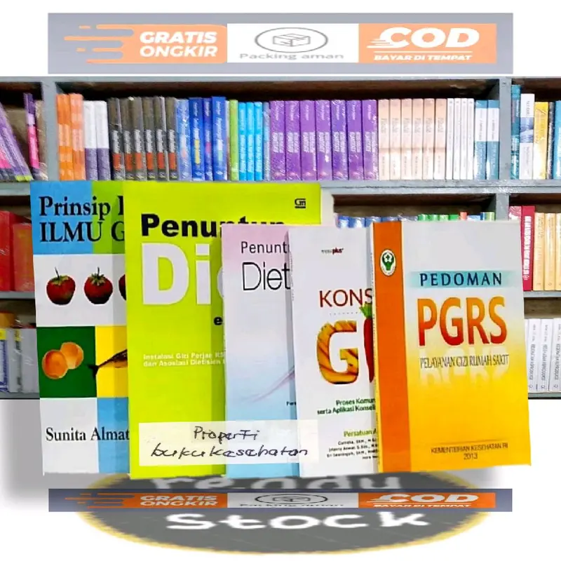 BEBAS PILIH BUKU GIZI (ILMU GIZI, PENUNTUN DIET, DIET ANAK, KONSELING GIZI DAN PGRS) 0