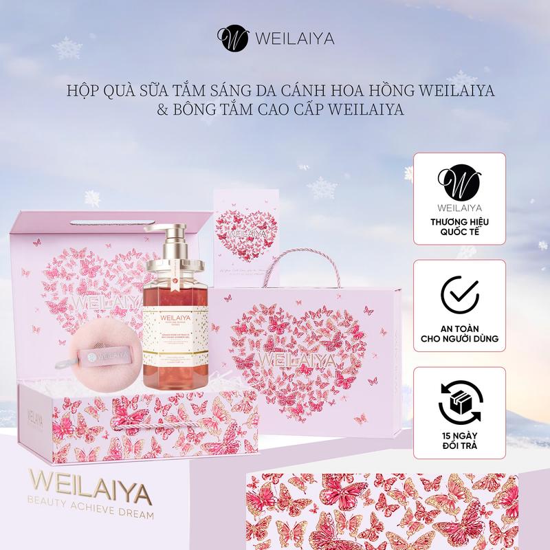  Set Quà tặng Sữa tắm cao cấp - Hộp quà Weilaiya 
