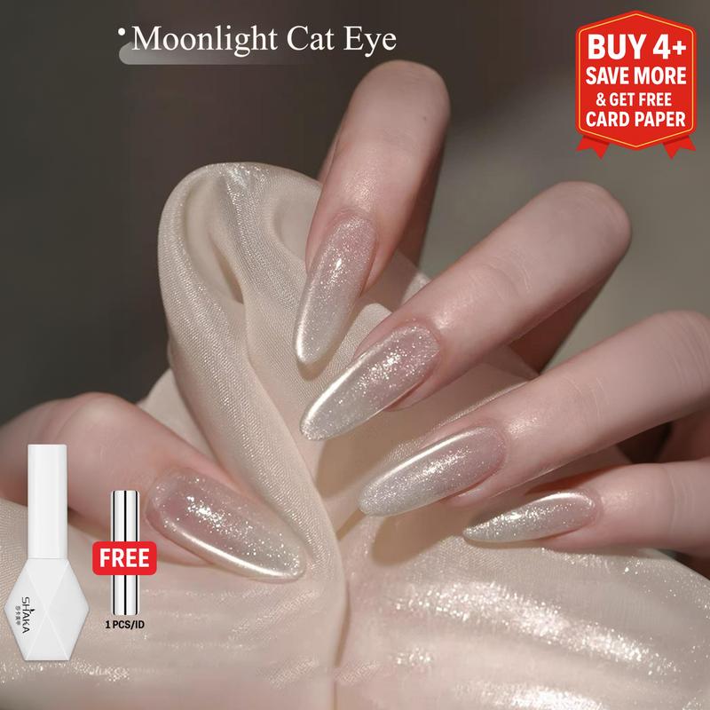  SHAKA Sơn Gel Mắt Mèo Sữa Dừa Ánh Trăng Trắng Mộng Mơ Móng Nghệ Thuật Dòng Nhũ Mịn Tông Màu Trắng dễ tháo bền màu UV Nails  SK126  