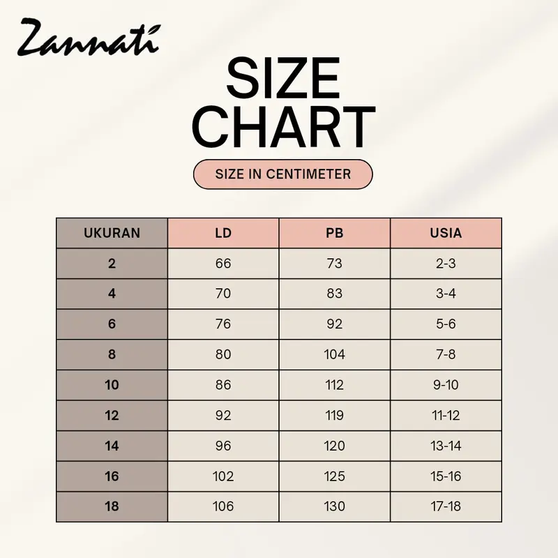 Zannati Gamis Muslim Anak Syakila Polo Linen 5