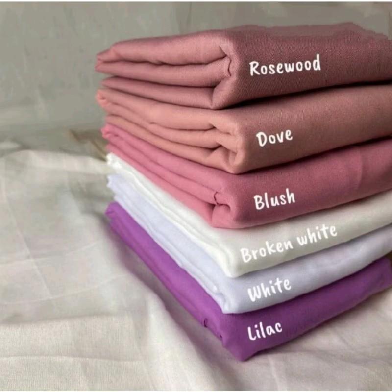 HIJAB SEGI EMPAT PARIS PREMIUM VOAL/PARIS PREMIUM JAHIT TEPI ukuran 110x110 arabian Cantik Square Basic Kerudung Muslim 6