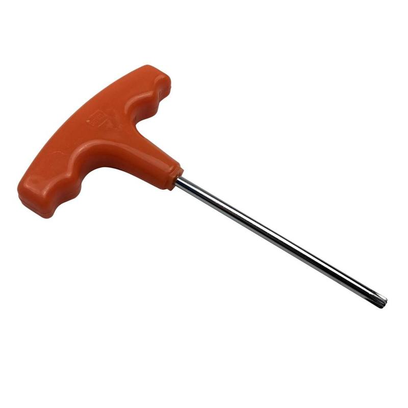 Cờ Lê tuốc nơ vít T27 bằng kim loại tay cầm bằng nhựa màu cam 15cm Phù hợp với cưa xích Stihl, bền và tiện lợi 3