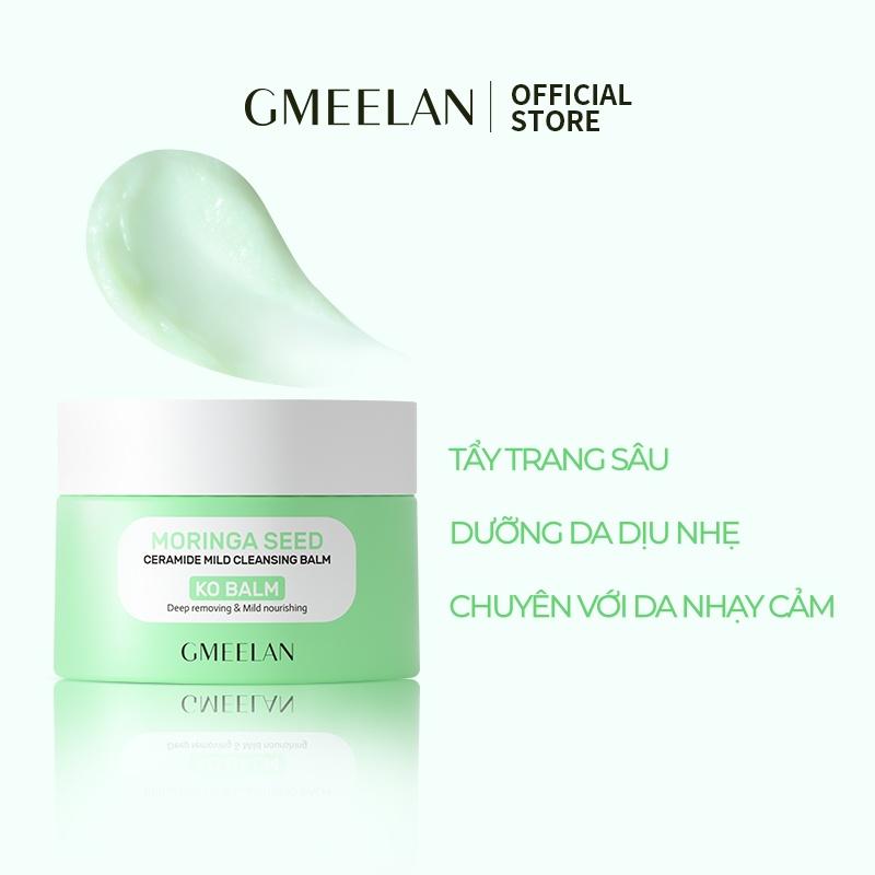  GMEELAN Sáp Tẩy Trang Moringa Ceramide 40g - Tẩy Trang Sâu Dịu Nhẹ Không Kích Ứng - Dưỡng Da Hiệu Quả 
