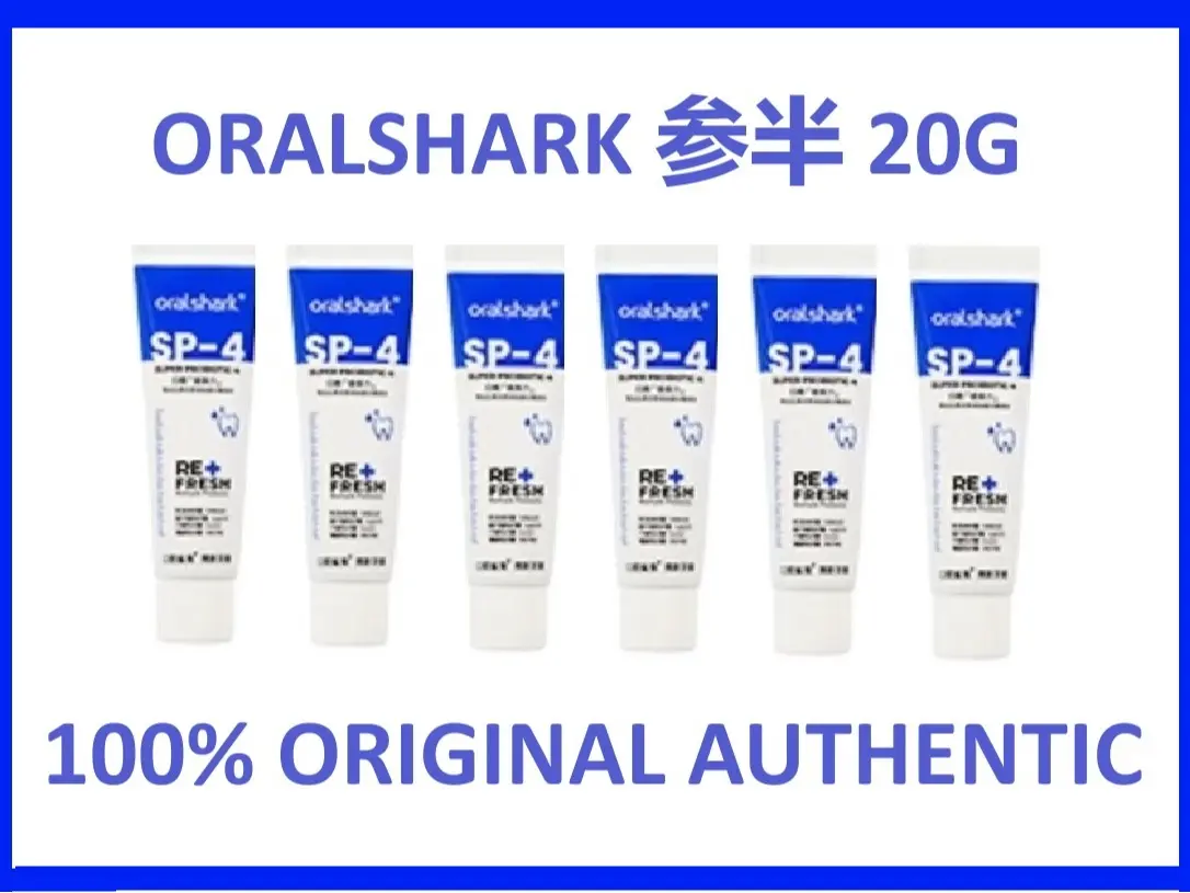 [SG SELLER] 20g ORALSHARK  SP-4 RED GENUINE TOOTHPASTE (NOT YAYASHI) BLUE RE+ FRESH