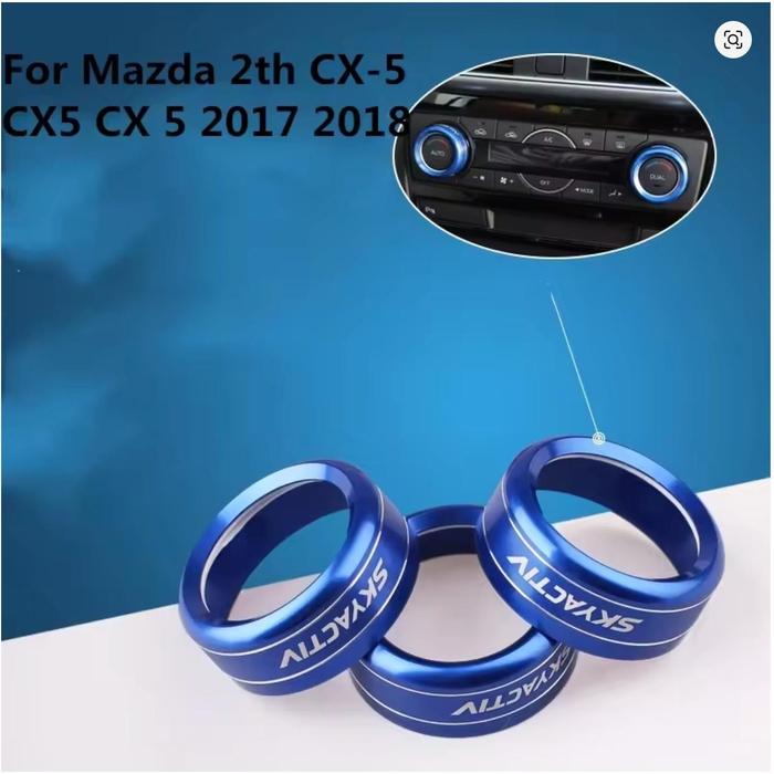 Gambar Cover Ring AC / Media Control Mazda 3, CX5 2015 2016 2017, CX8, CX9 2018 dari H2K, Kota Administrasi Jakarta Barat 5 Tokopedia