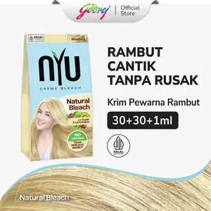 NYU Creme Hair Colour Natural Bleach - Bleaching Rambut