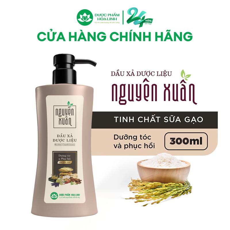 Dầu xả dược liệu Nguyên Xuân 300ml - Tặng thêm 10% thể tích giá không đổi