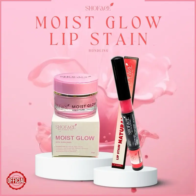MOISTGLOW WITH UV FILTER + LIPSTAIN NATURAL BERRY