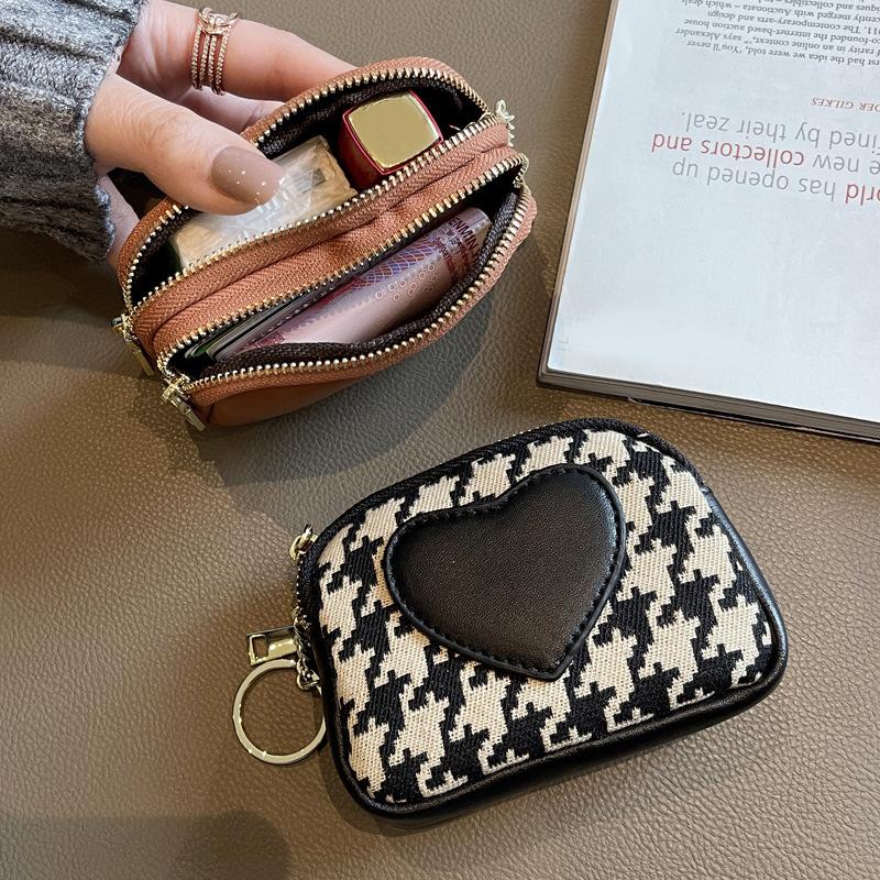 Ví Vải Bố Nhỏ, Ví Đựng Tiền Xu Nữ, Túi Đựng Tiền Xu Mini Có Khóa Kéo, Phong Cách Bùng Nổ Mới, Tinh Tế, Cao Cấp