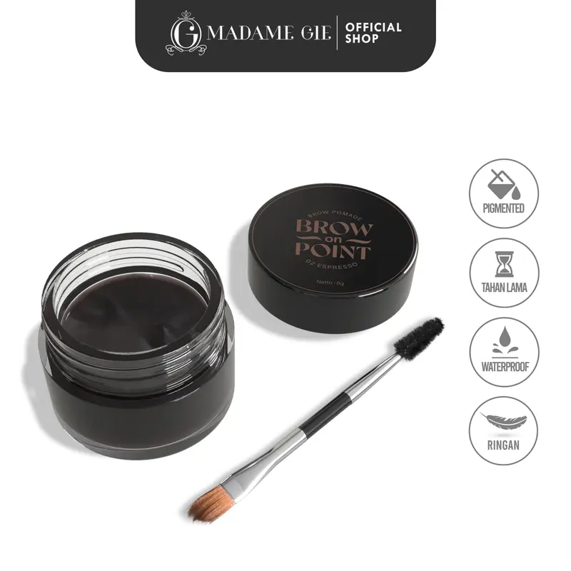 Madame Gie Madame Brow On Point – Make Up Eyebrow Pomade Cream Pensil Alis Waterproof 4