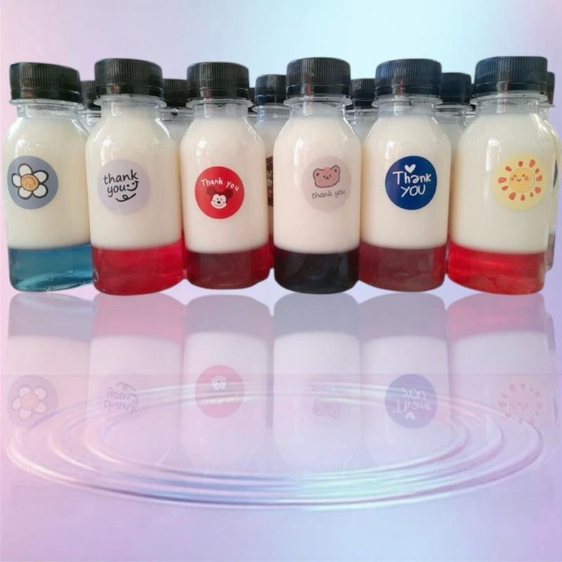  Combo 70 chai nhựa Pet tròn 110ml làm sữa chua pana cotta nước sốt Đựng Gia Vị Đựng Đồ ăm Đựng Thực Phẩm Đựng Đồ Ăn 