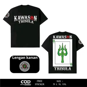 Kaos Pagar Nusa Desain Kawasan Trisula Motif Baru Sablon Tidak Mudah Luntur AB4
