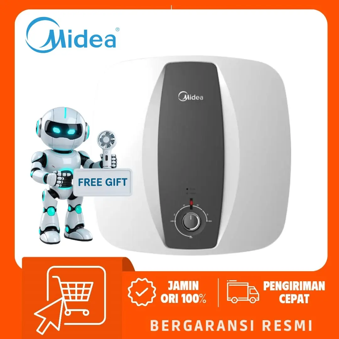 MIDEA Water Heater Listrik VA Series D10-02VA 10 L / D15-02VA 15 L / D30-035VA 30 L