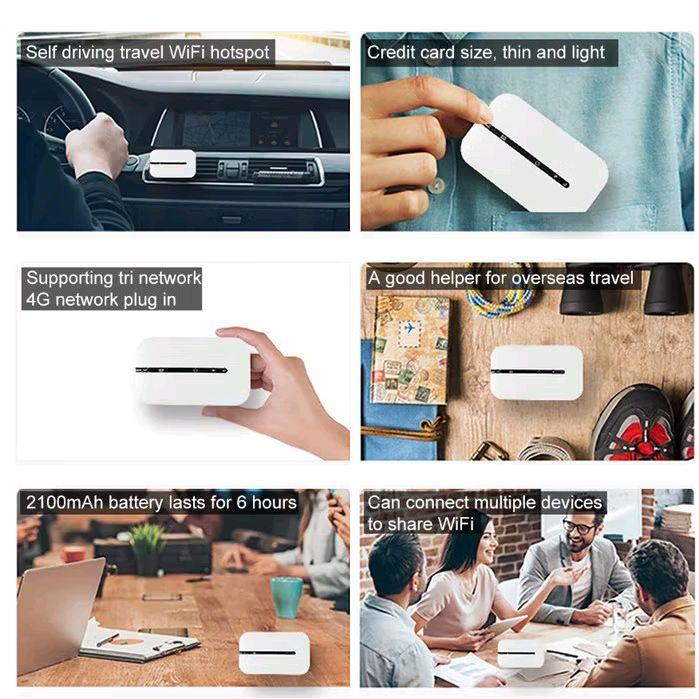 Modem Smartcom M8-5 LED Wifi Mifi 4G LTE Portable Unlock dengan Kecepatan Unduh 150 Mbps - Charger Sinyal 3