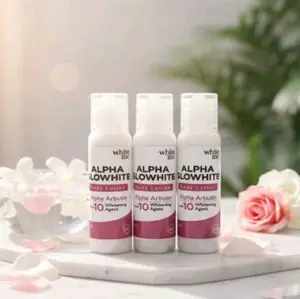 [3-PCS 30ml] Alpha Glowhite Body Lotion Whitening & Moisturizing| Body Cream Body Lotion Menghidrasi Kulit