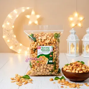 [ 500gram] Kacang Bawang Daun Jeruk Premium Asin Gurih Empuk Camilan Enak dan Fresh Ready Stok
