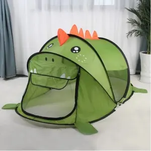 Tenda Anak Karakter Hewan Otomatis Motif Binatang Lucu & Menarik Bahan Poliester Ukuran 182cm x 96cm x 82cm Bonus Tas Lipat Ideal untuk 2-4 Anak Cocok untuk Camping di Dalam & Luar Ruangan