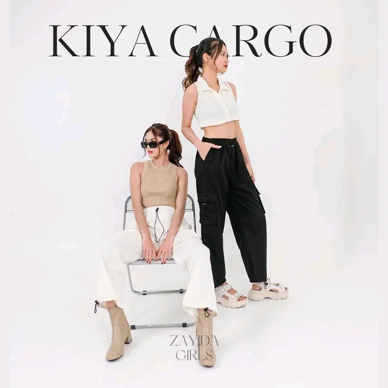 Zayida kiya cargo pants , celana cargo pants wanita 2