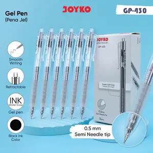 JOYKO Pulpen Gel 1 Pack GP-430 0.5mm Isi 12 Pcs