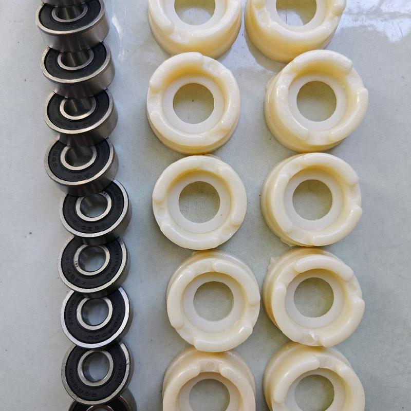 Combo Bộ 10 cái bạc đạn,vòng bi 608  RBI và 10 cái sơ mi nhựa  dùng cho quạt B3,B4,B5,phụ kiện quạt QuạT Fan 0