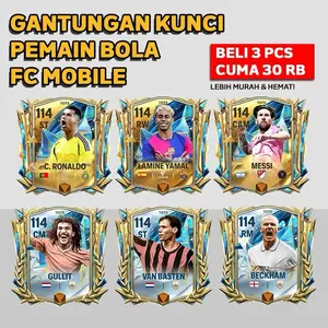 [PROMO] Gantungan Kunci Pemain Bola Gantungan Kunci FC Mobile Ganci Keychain Akrilik Aksesoris